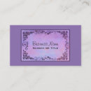 Recherche de embellissements cartes visite Élégant