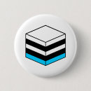 Recherche de bleu et noir badges Dessin animé