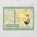 Recherche de coeur jaune cartes postales Illustration