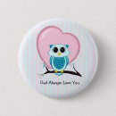 Recherche de hiboux mignons badges Coeur