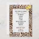 Recherche de motif léopard invitations Sauvage