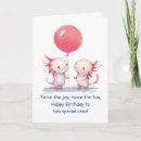 Recherche de axolotl vœux cartes Rose