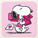 Recherche de snoopy dessous de verres Valentine