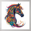 Recherche de tête de cheval posters Abstrait