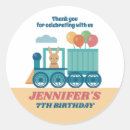 Recherche de anniversaire train autocollants Anniversaire des garçons