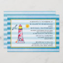Recherche de phare mariage invitations Aquarelle