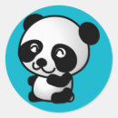 Recherche de dessin de panda autocollants Porter