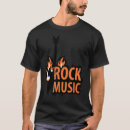 Recherche de roches de flamme tshirts Guitare