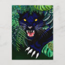 Recherche de panthère noire cartes postales Jungle