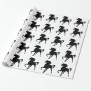 Recherche de silhouette de cheval papier cadeau Chevaux