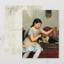Recherche de chaton vintage cartes postales Amoureux de les chats