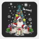 Recherche de carlin de noël autocollants Saison