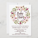Recherche de invitation au bohème baby shower invitations Fleurs