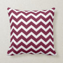 Recherche de rayures de chevron coussins Rouge