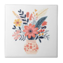 Recherche de vase de fleurs carreaux Floral