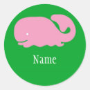 Recherche de baleine rose autocollants Fille