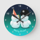 Recherche de humoriste horloges Bonhomme de neige