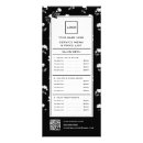Recherche de noir et blanc cartes publicitaires Minimaliste