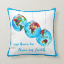 Recherche de paix sur terre coussins Xmas