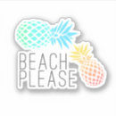 Recherche de humour de plage autocollants Tropical