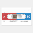 Recherche de cassette autocollants Vintage