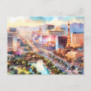 Recherche de vintage las vegas cartes postales Aquarelle