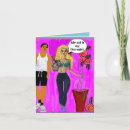 Recherche de rétro chat vœux cartes Drôle