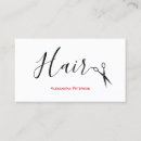 Recherche de ouverture cartes visite Salon de coiffure