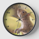 Recherche de debout horloges Animal