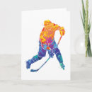 Recherche de sport vœux cartes Hockey sur glace