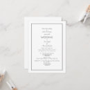 Recherche de église 11x16 invitations Élégant