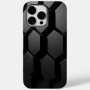 Recherche de hexagones iphone coques Noir