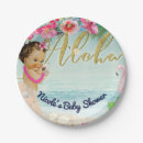 Recherche de beach baby shower assiettes Tropical