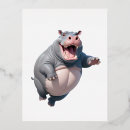 Recherche de hippopotame mignon cartes postales Adorable