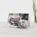 Recherche de moto rouge vœux cartes Cavalier