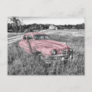 Recherche de voiture rose cartes postales Classique