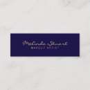 Recherche de marine bleu or cartes visite Moderne