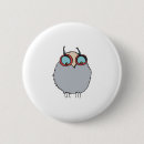 Recherche de hibou drôle badges Oiseaux