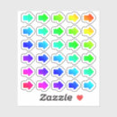 Recherche de flèche bleue autocollants Pour elle