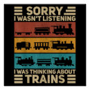 Recherche de conducteur de train posters Rétro