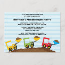 Recherche de camion à benne basculante invitations Partie d'anniversaire de enfant