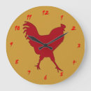 Recherche de coq rouge horloges Ferme