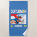 Recherche de film superman serviettes de plage Bande dessinée