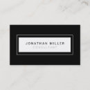 Recherche de cadre noir cartes visite Minimaliste