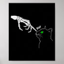 Recherche de chat dans les bottes posters Halloween