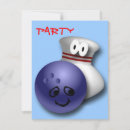 Recherche de goupilles de bowling invitations Fête d'anniversaire