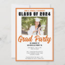 Recherche de orange graduation invitations Photo d'université