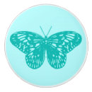 Recherche de papillon turquoise boutons et poignées de porte Vintage