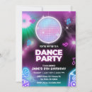 Recherche de dance invitations Fête d'anniversaire disco