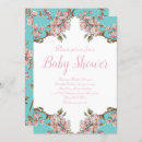 Recherche de cherry blossom baby shower invitations Élégant